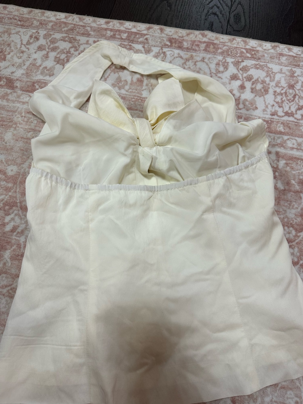 NEW Set Commense Tie-Front Halter Top & Wide-Leg Pants - Picture 16 of 16